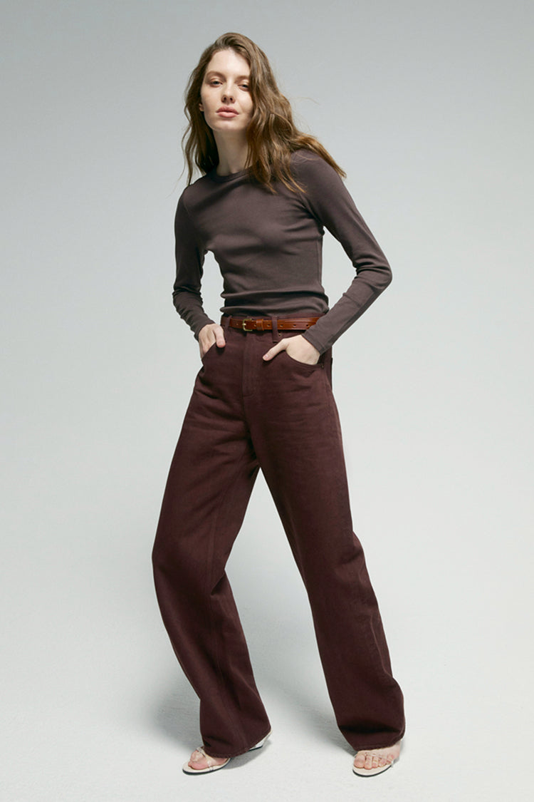 Slope Curve Jeans HJ039